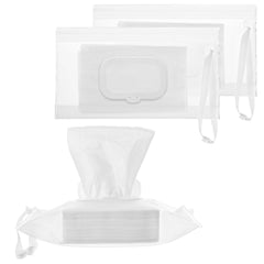 JIYIN portable-wet-wipe-pouch-dispenser side view shows a compact travel-ready design for on-the-go cleanliness.