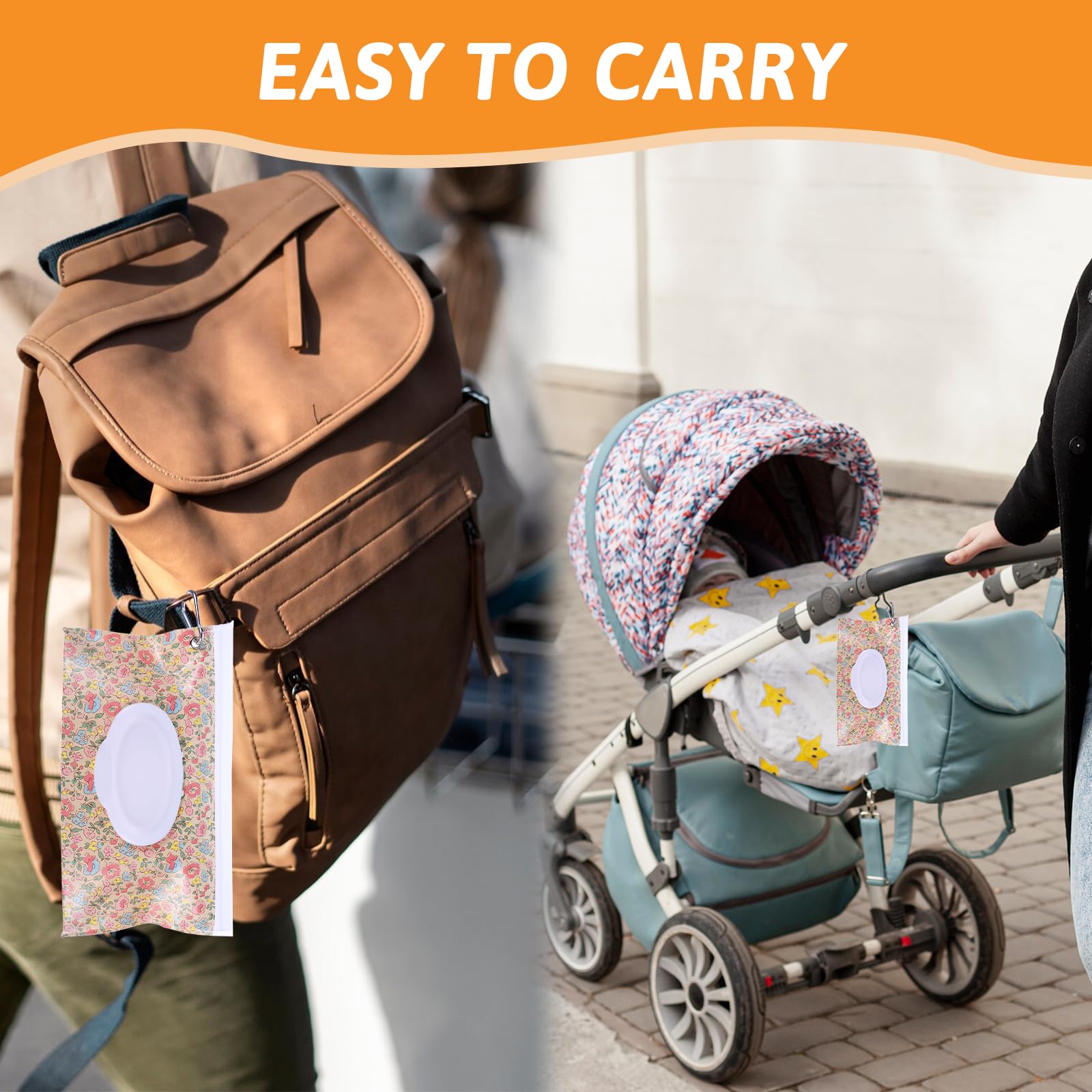 JIYIN reusable wipe dispenser with reinforced flap enables single-wipe access