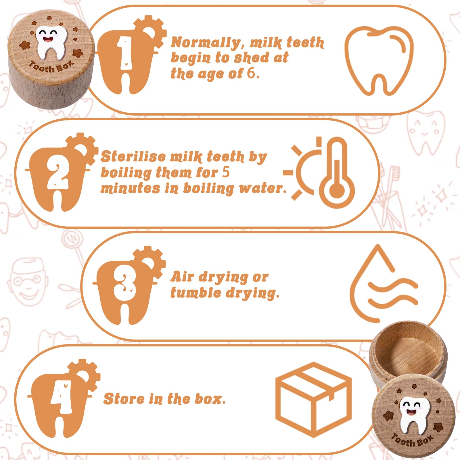 JIYIN Tooth Fairy Box for boys adds meaningful gift moments.