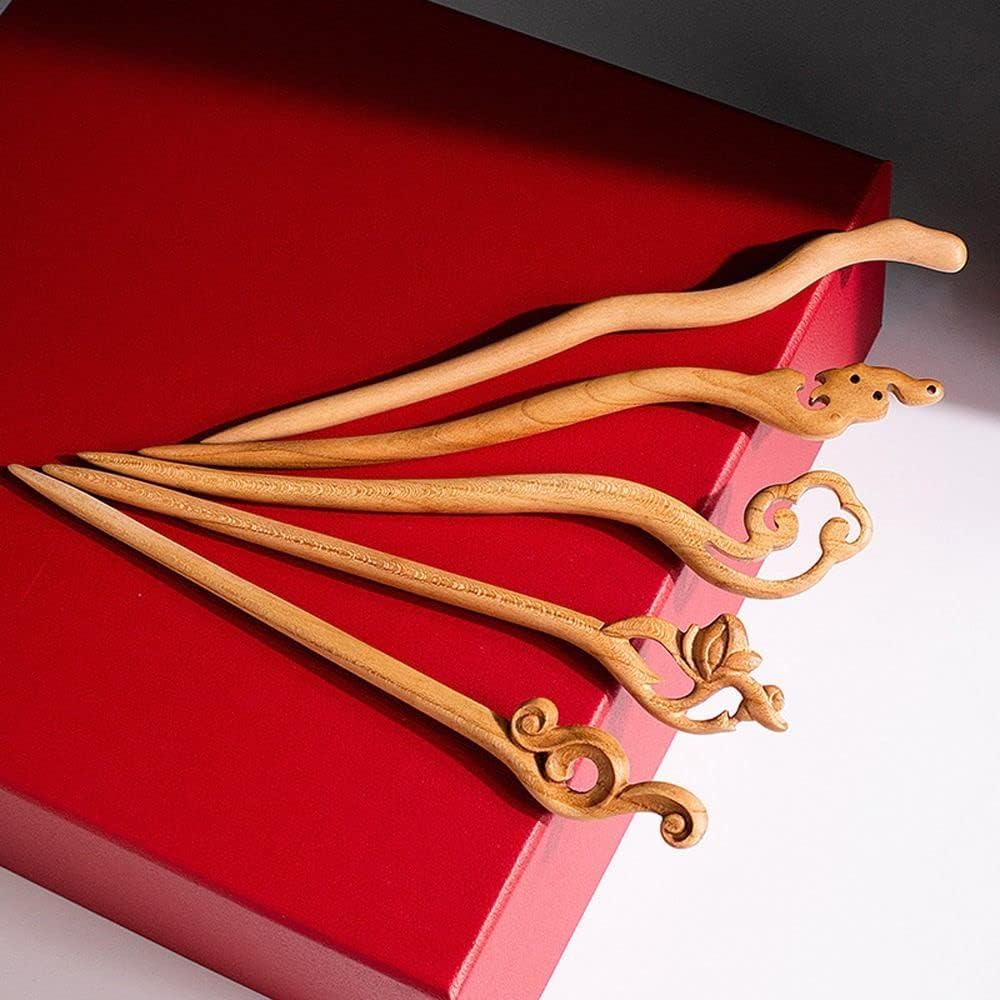 Jizlan bun-updo hair-stick supports intricate styling while keeping hair in place.