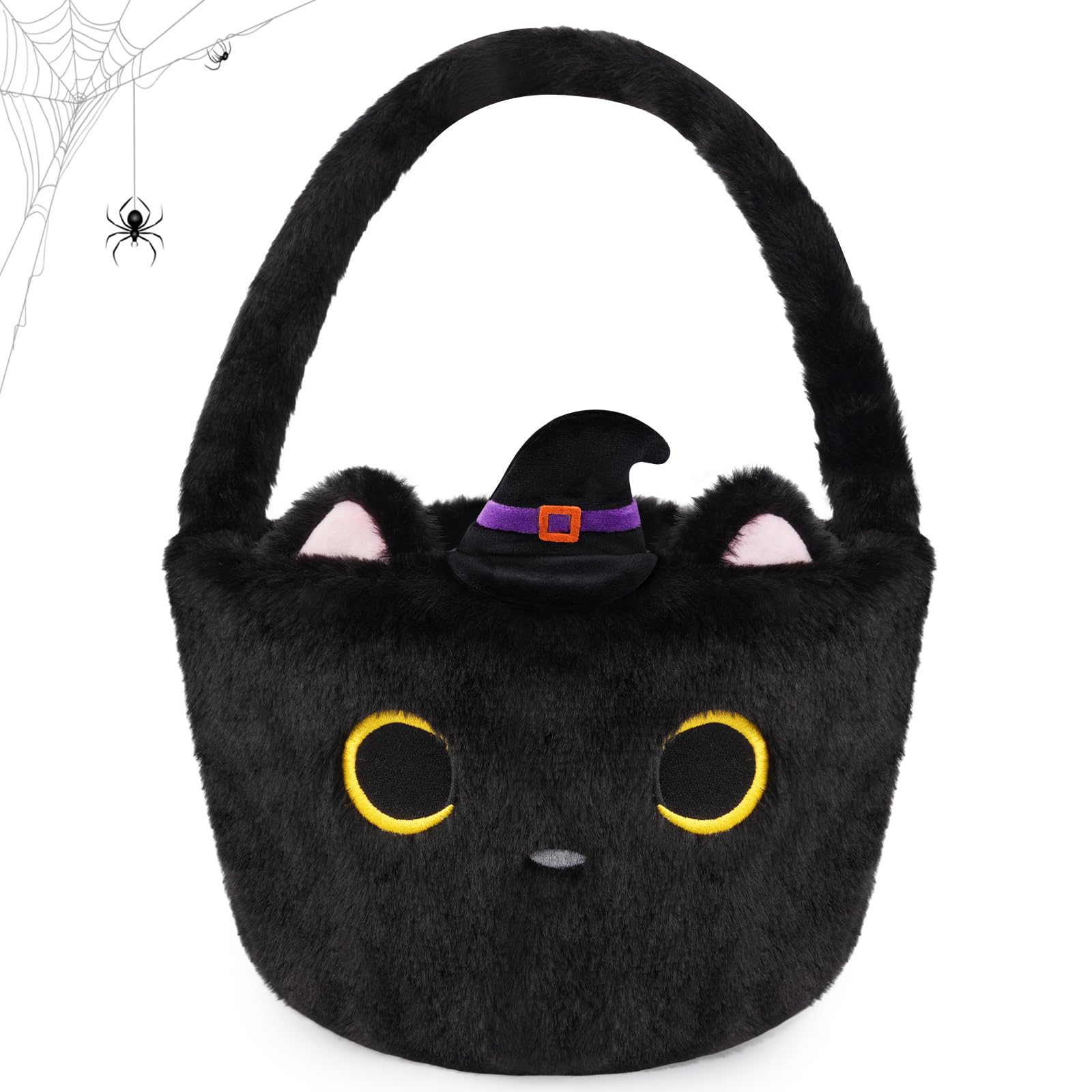 JIZWPOOM Halloween party decor basket resting on a surface