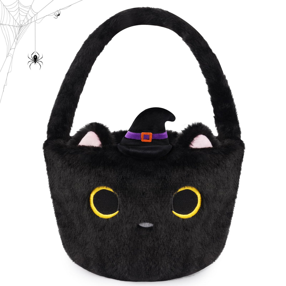 JIZWPOOM Halloween party decor basket resting on a surface