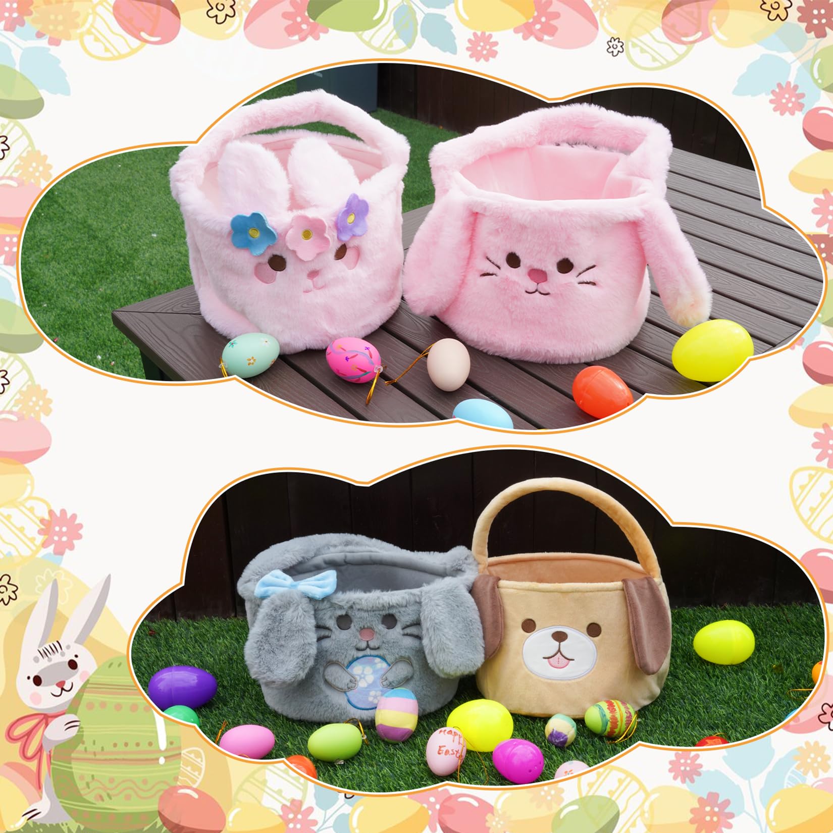 JIZWPOOM vacuum-packed basket expands to full shape after fluffing