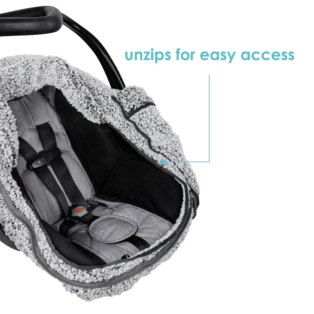 JJ Cole cuddly-gray style complements strollers and car seats