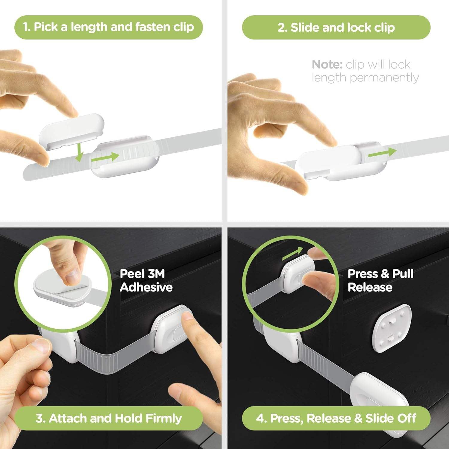 JJ MarketFlow drawer latch kit enables simple, childproof cabinet access