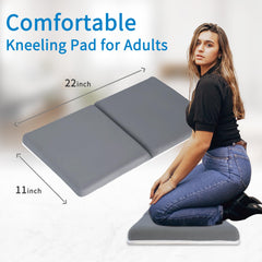 JJGoo kneeler foam-padding close-up showing soft knee support.