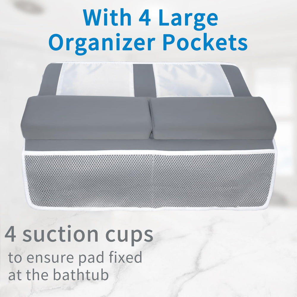 JJGoo non-slip bottom for stable bath kneeling.