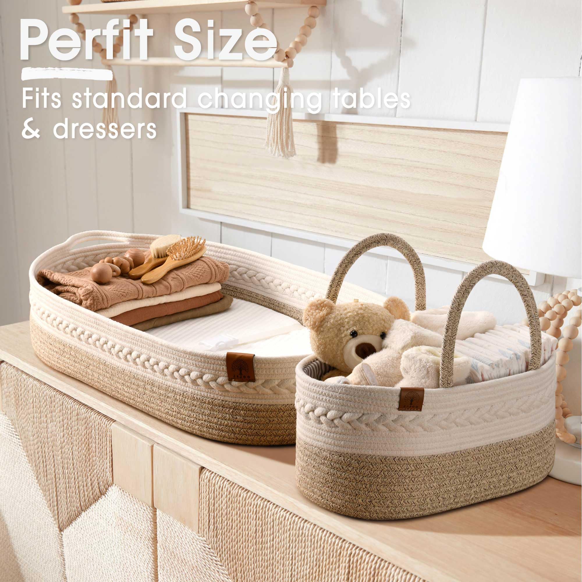 J&JOO changing pad inner cover is easy to wipe clean for hygiene
