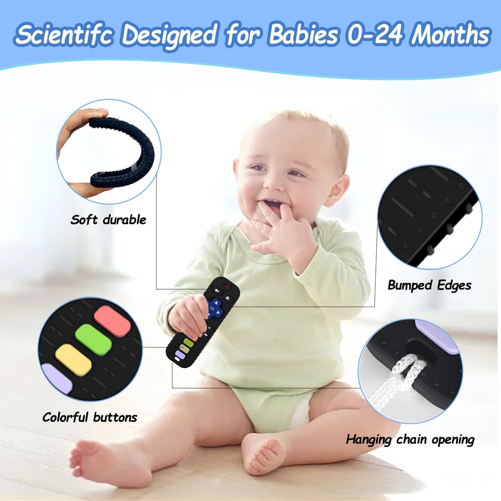 Jkevow teether ergonomic grip demonstrating comfortable hold for baby hands