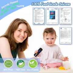 Jkevow teether gum massage detail with textured bumps for gum comfort