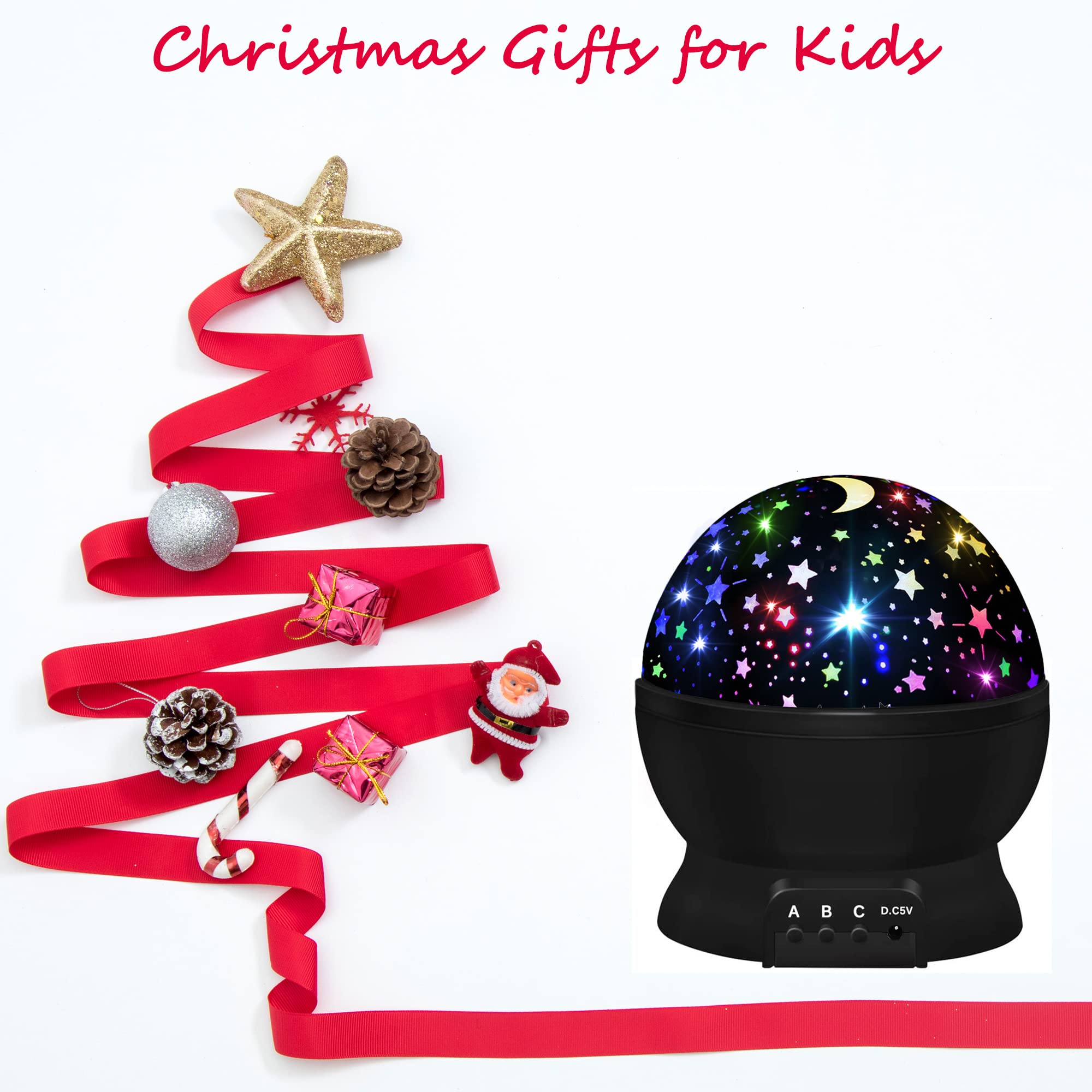 JKGIFTS night light bedroom scene adds calm ambiance in kids' rooms.