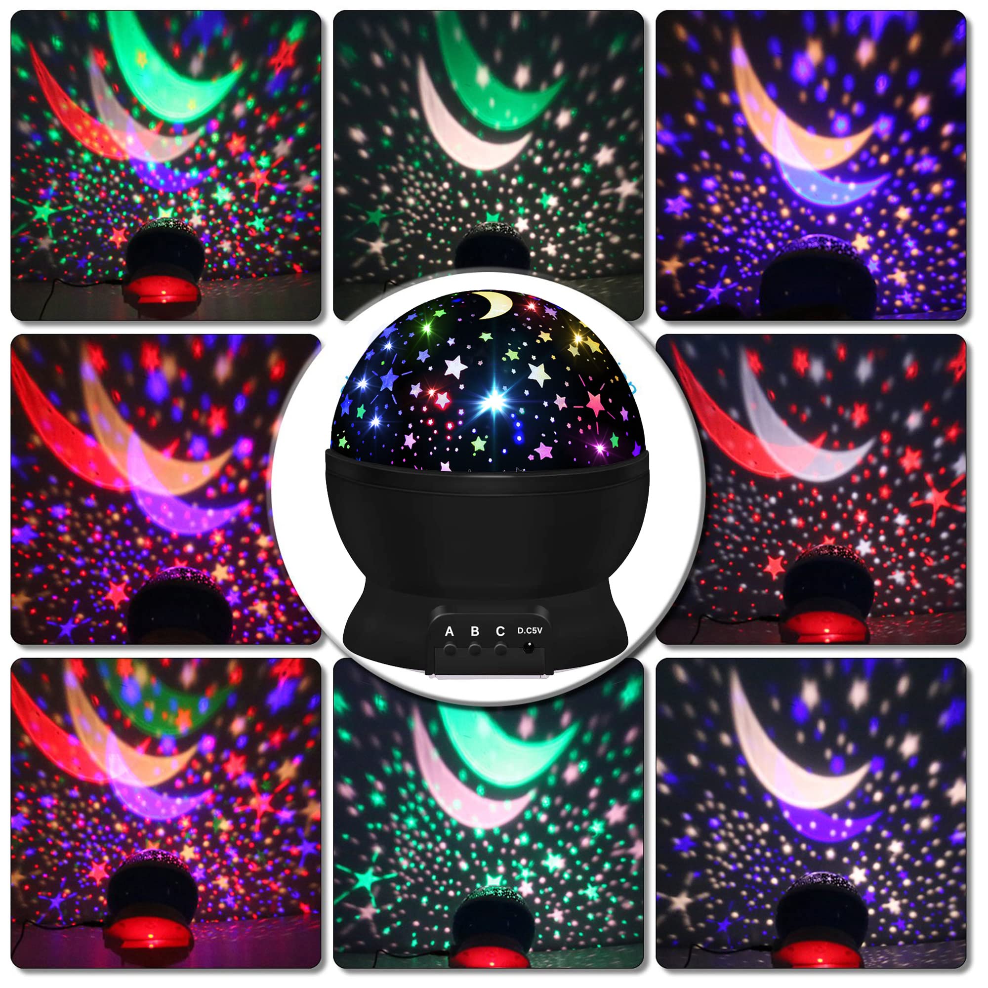 JKGIFTS night light controls showcase easy mood lighting and simple sleep routines.