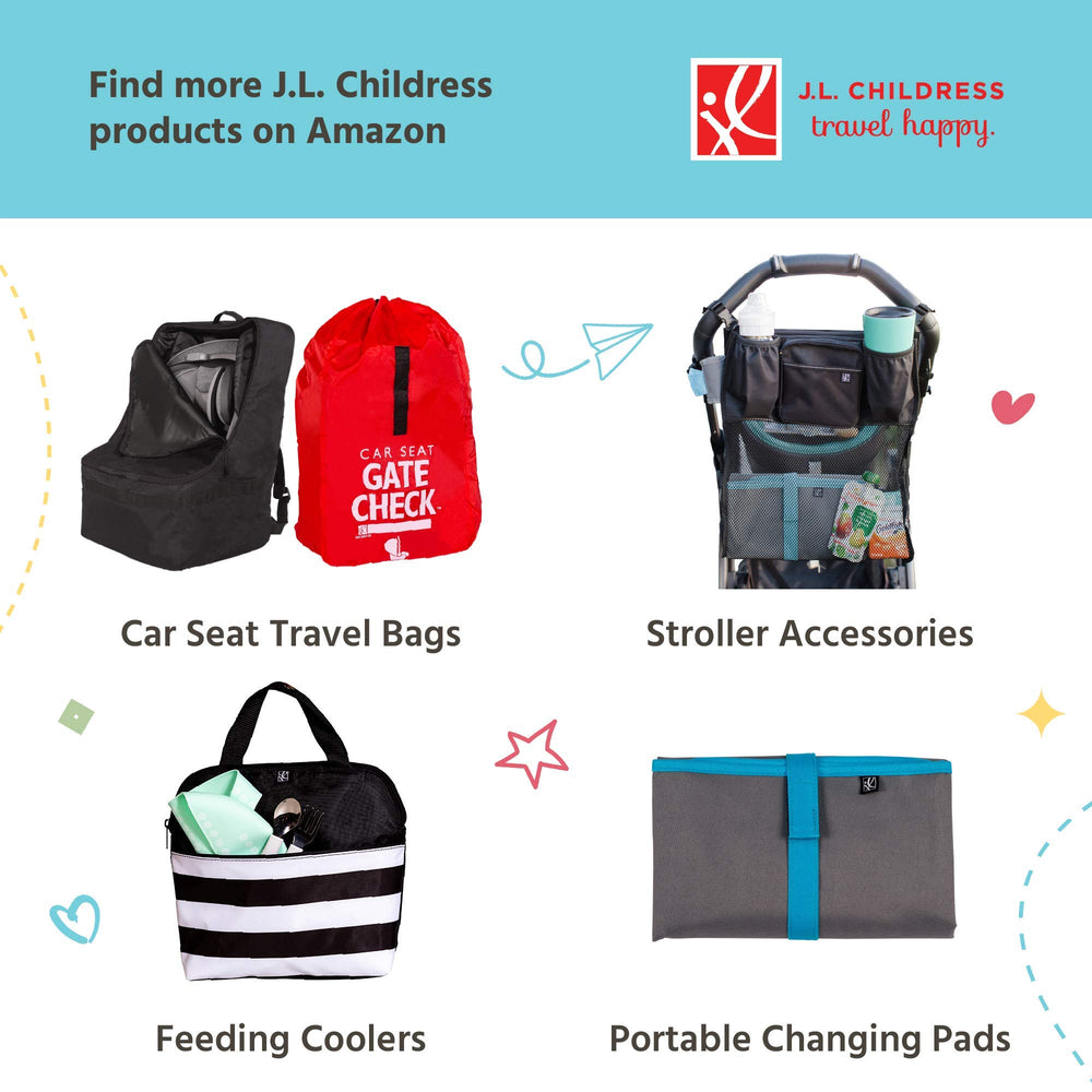 J.L. Childress gate-check bag dual-carry-handles simplifies lifting through busy airports