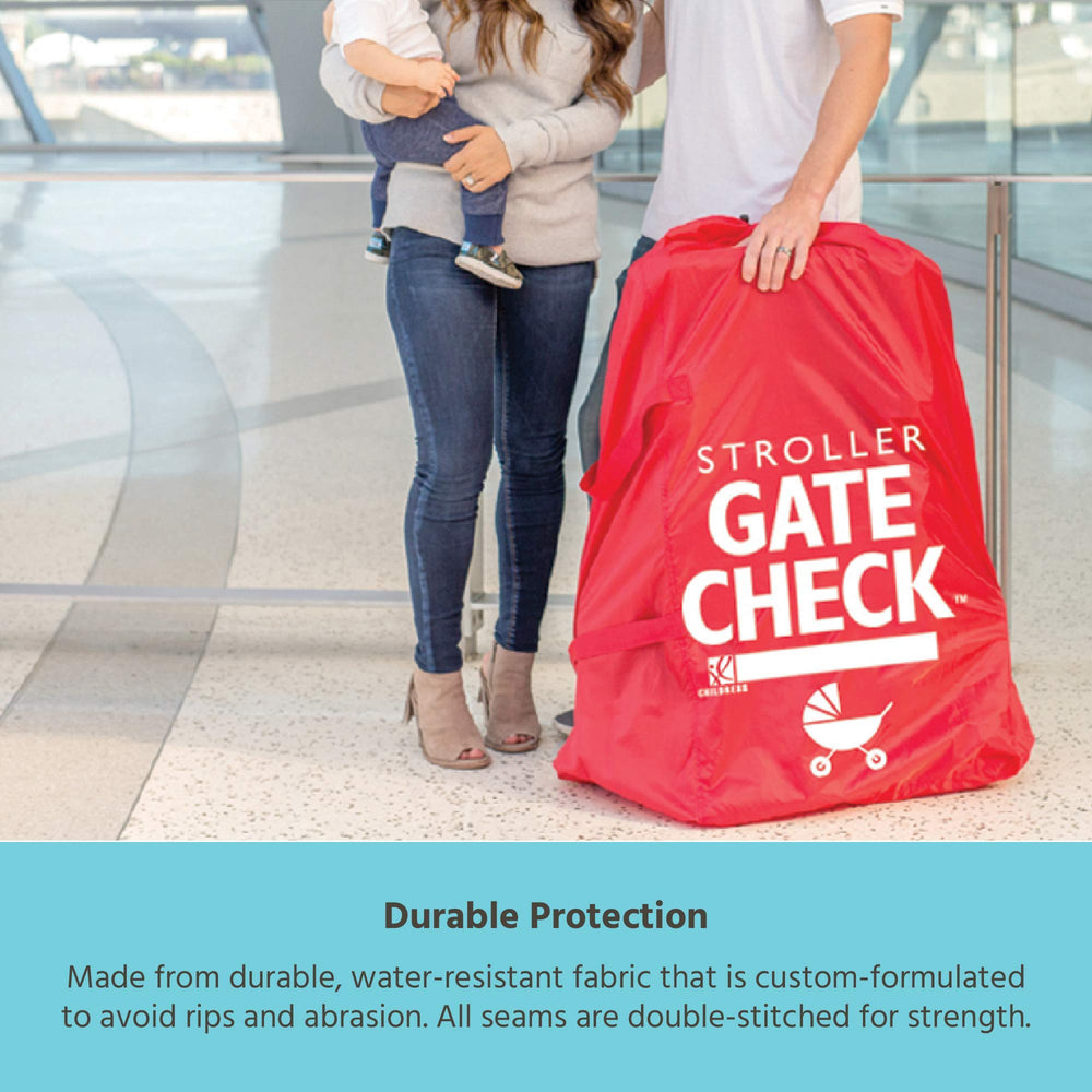 J.L. Childress gate-check bag durable-polyester resists wear for repeated gate checks