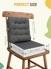 JLGCUF booster-seat backrest corduroy closeup shows posture-supporting back.