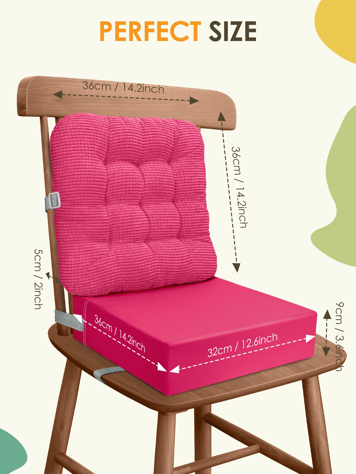 JLGCUF booster seat lightweight design facilitates portable use