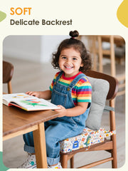 JLGCUF Monster booster seat backrest corduroy supports toddler posture during meals