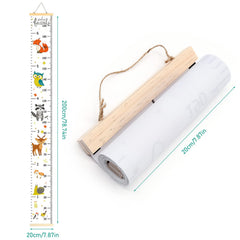JLNGTHONG height chart owl design supports playful learning and height recording.