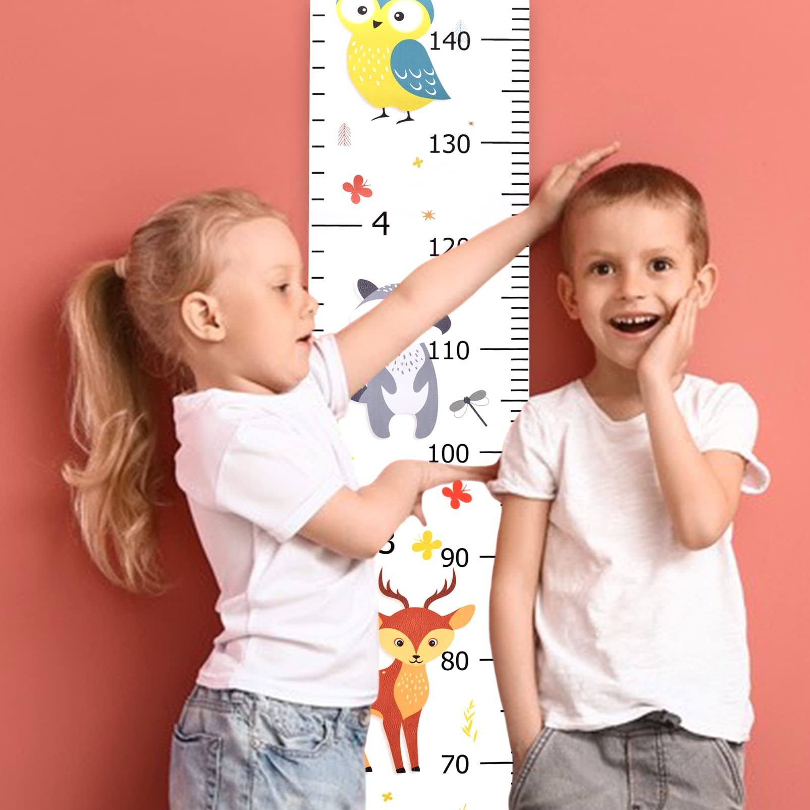 JLNGTHONG height chart wooden side frames stabilize the chart.