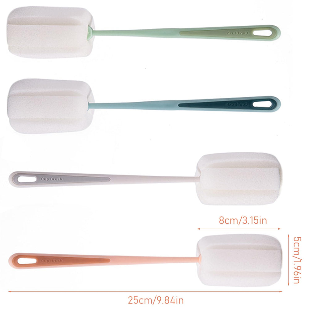 JLNGTHONG sponge bottle brush soft-sponge-head supports gentle scrubbing