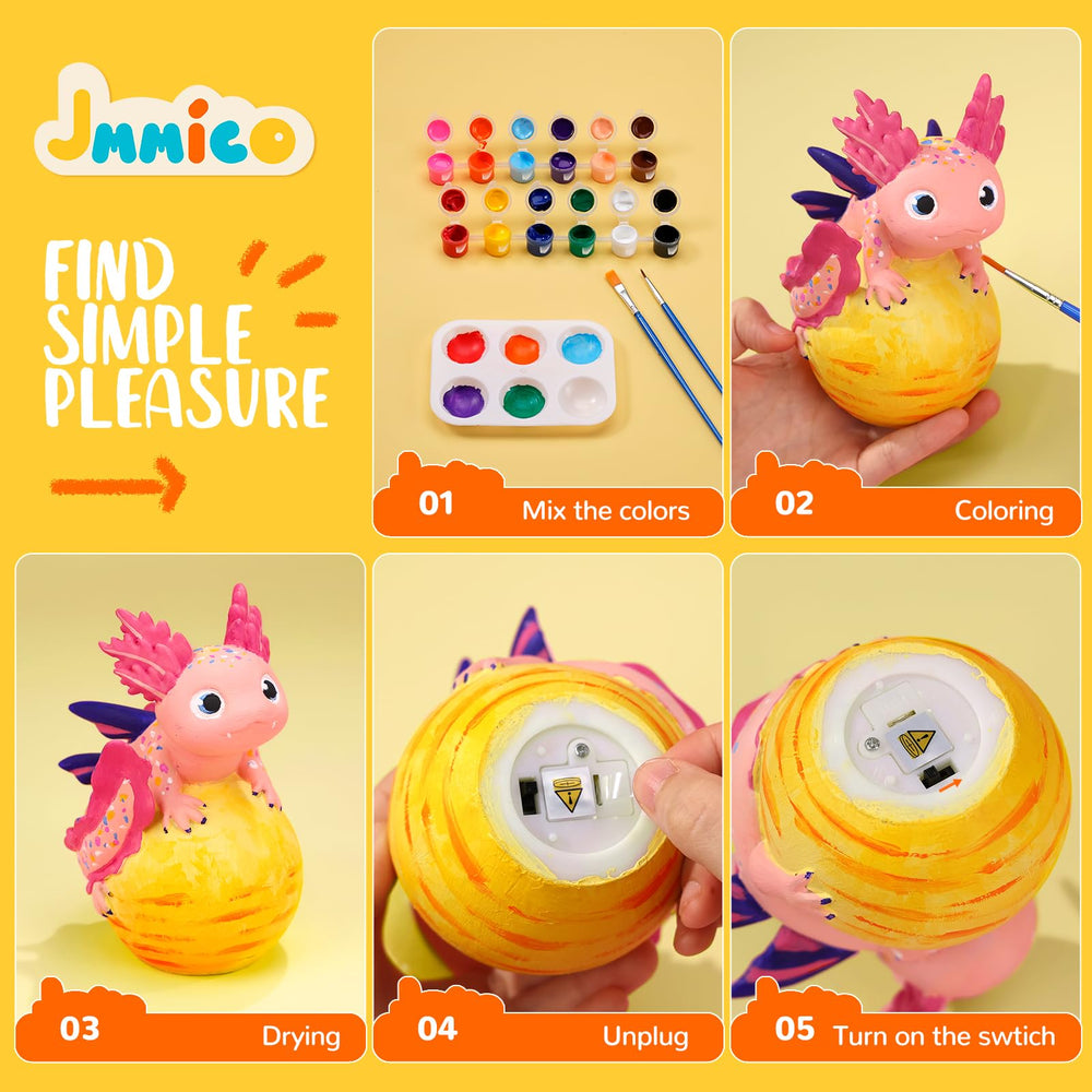 JMMICO Night-light in room image shows cozy glow without cords for bedtime ambiance