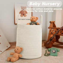 JMvicyroam cotton rope weave texture showcasing natural storage option.