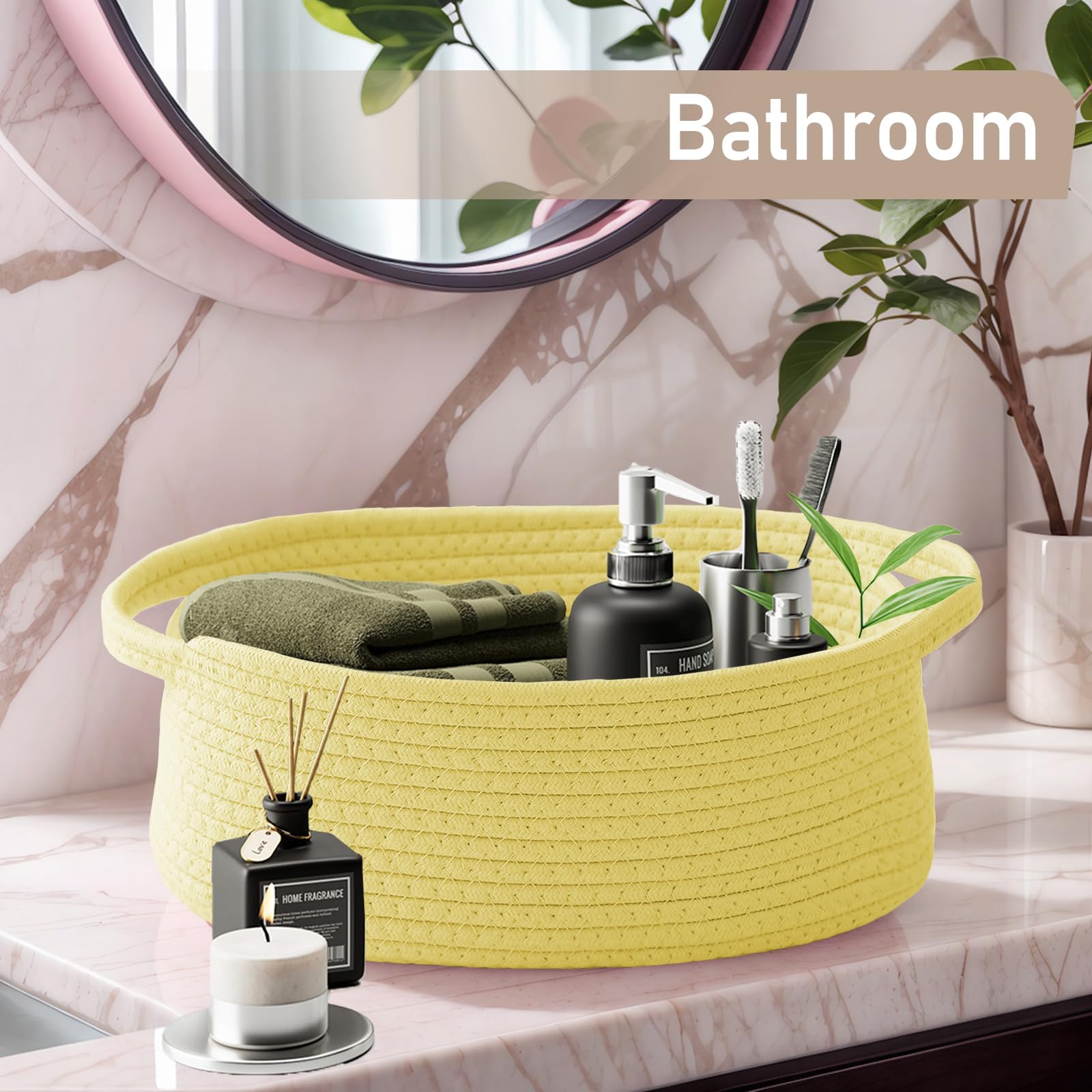 JMvicyroam decorative basket enhances cozy home decor
