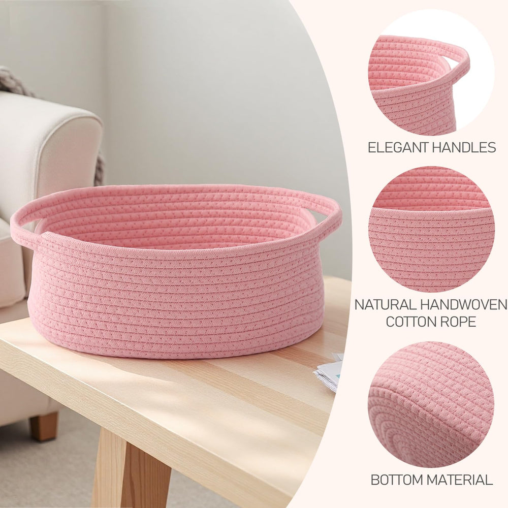 JMvicyroam empty pink gift basket ready for customization