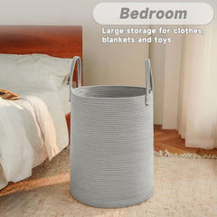 JMvicyroam large woven laundry basket nursery with toys and blankets storage