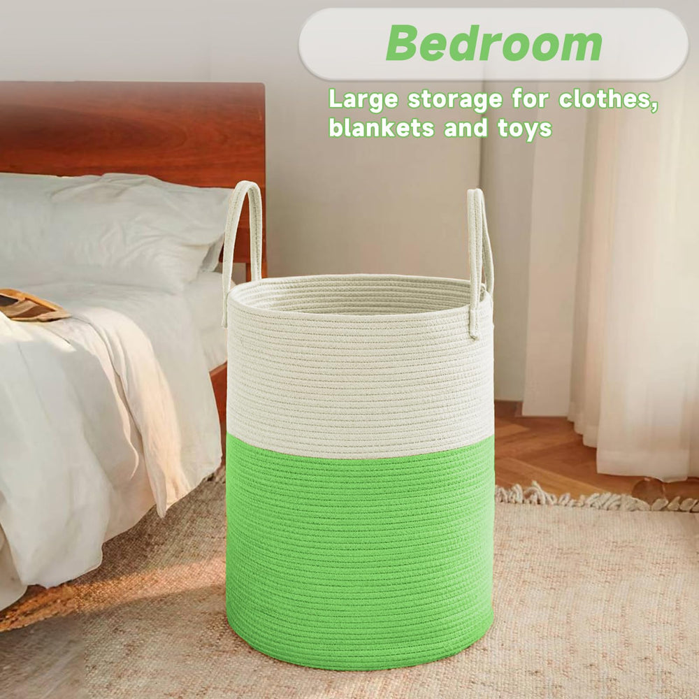 JMvicyroam nursery basket for toy storage keeps kids organized