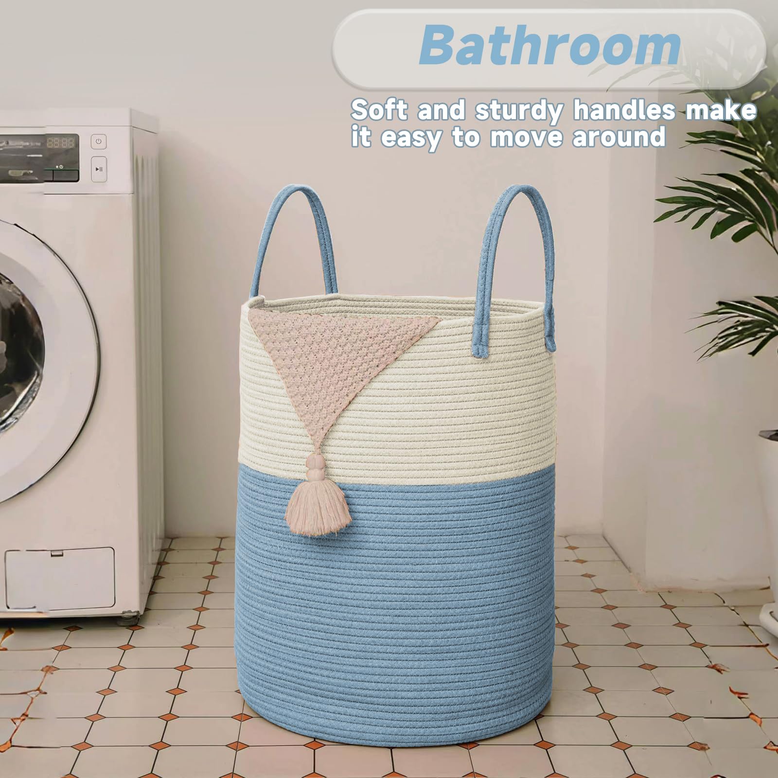 JMvicyroam soft sturdy handles protect hands and floors during transport.