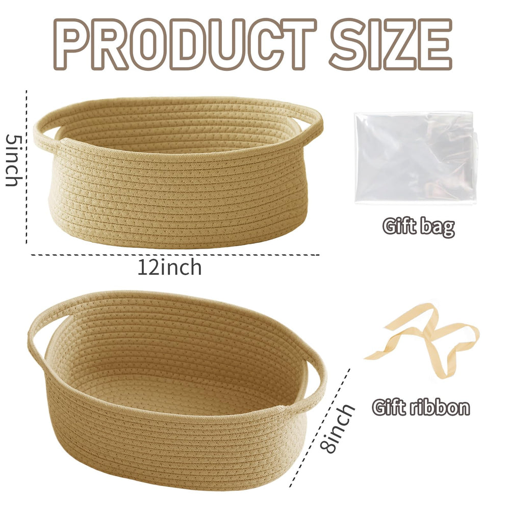 JMvicyroam woven basket closeup texture highlights natural cotton rope for rustic decor