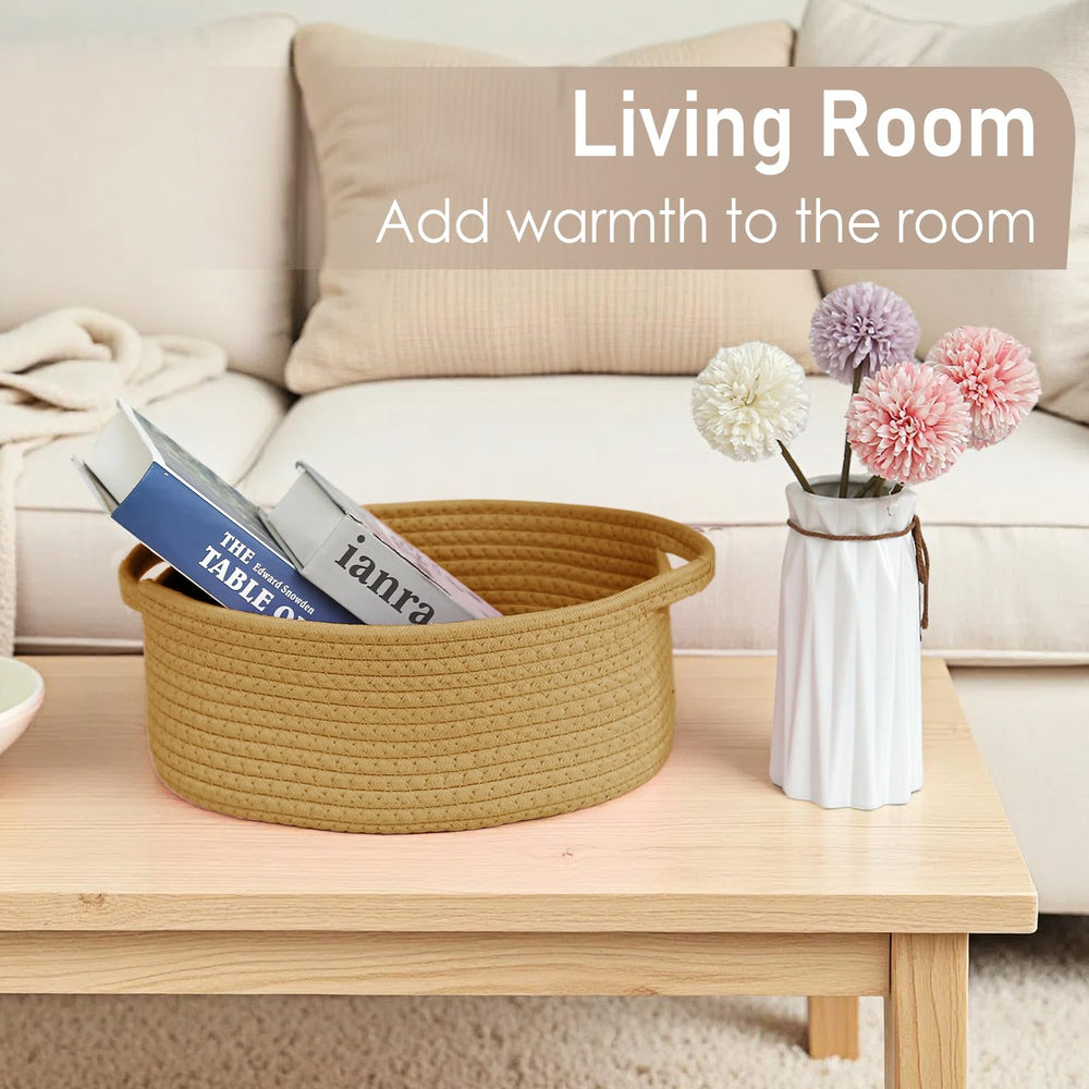 JMvicyroam woven-basket home-decor style enhances cozy rustic room decor