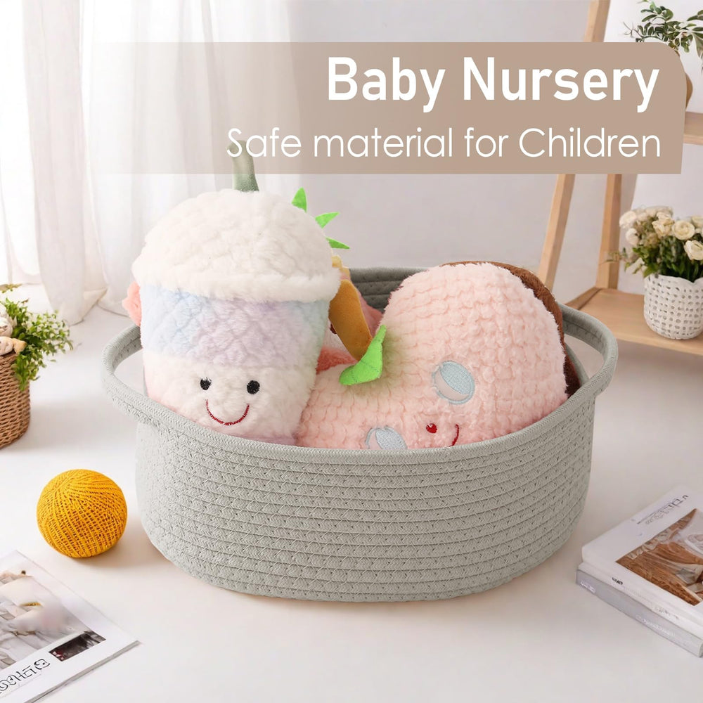 JMvicyroam shelf-ready basket blends rustic style with practical storage.