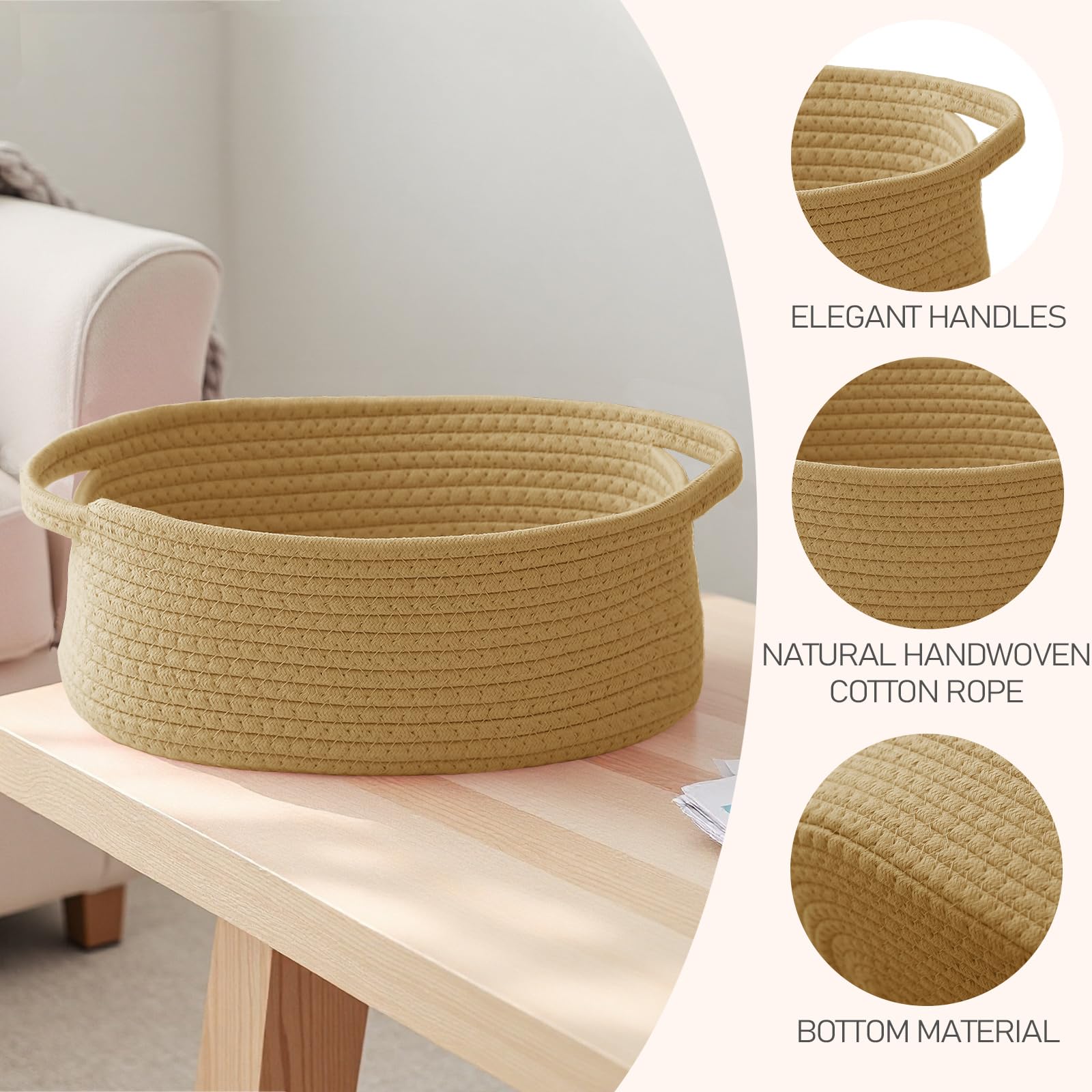 JMvicyroam woven basket shelf-organization view shows compact 12x8x5 inch size