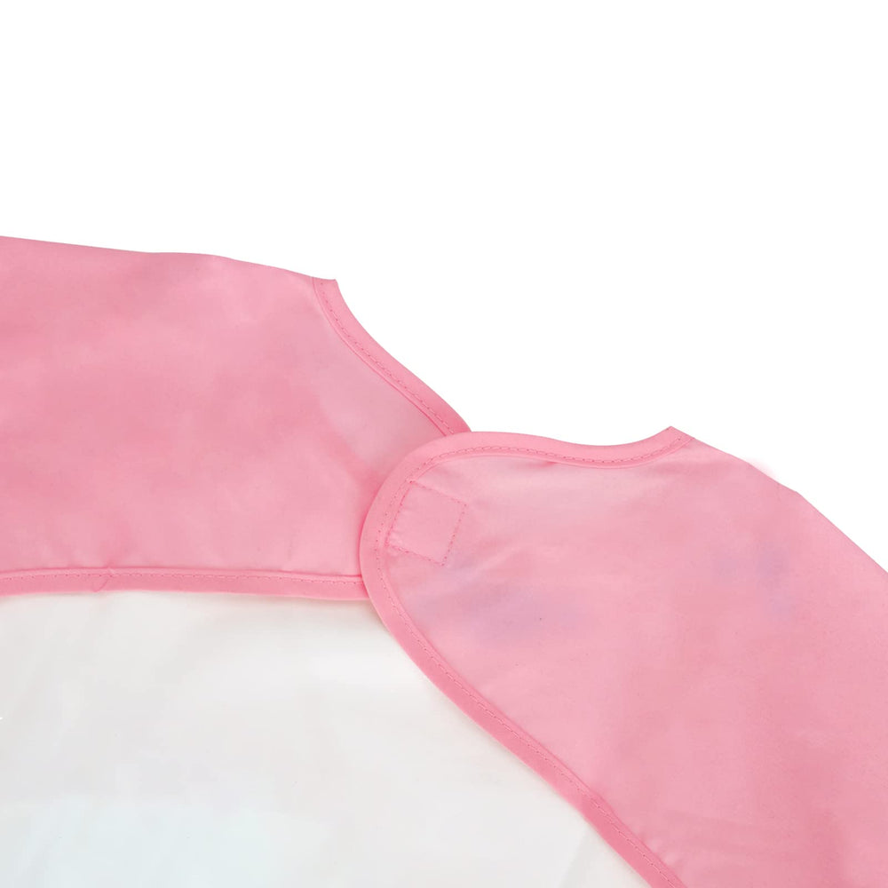 JNINTH Baby Bibs waterproof wipeable material close-up highlights durable, easy-clean surface.