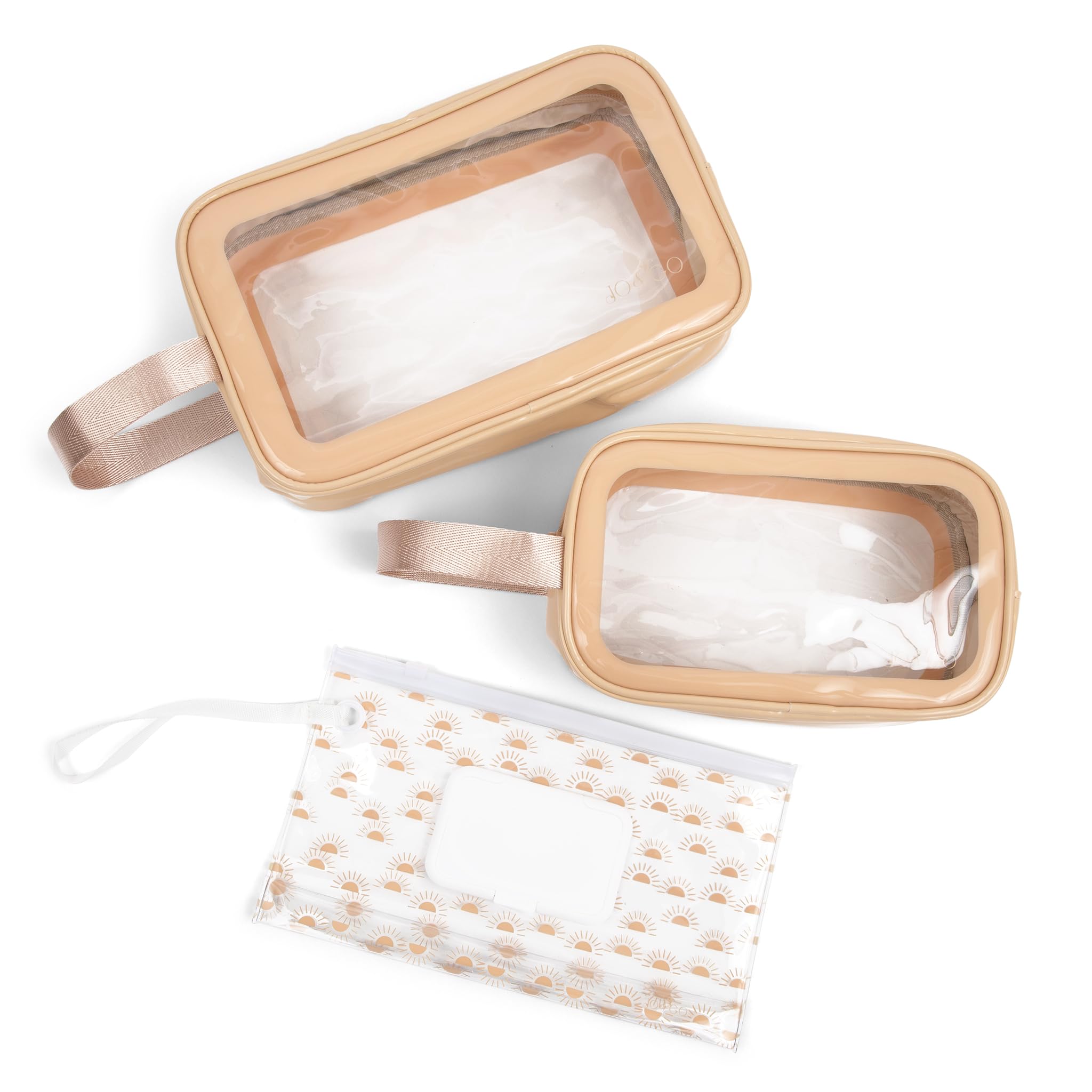 Jo & Go large wipes pouch shown for quick diaper changes