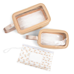 Jo & Go large wipes pouch shown for quick diaper changes