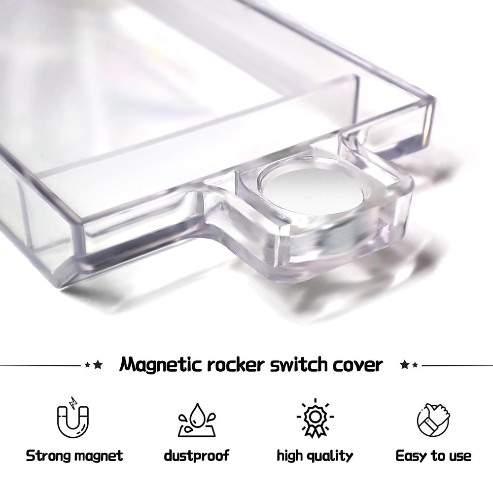 JOBVERT clear wall switch guard blends with decor while preventing unintentional toggling.