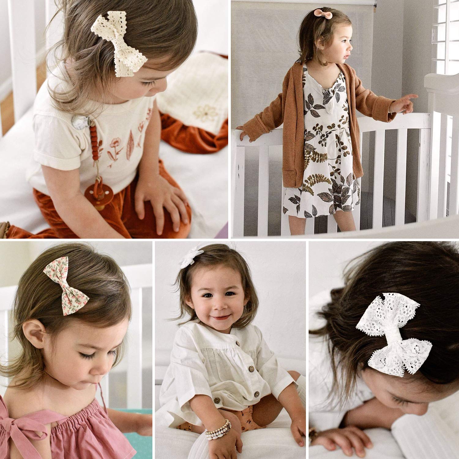 JoCoDesigns knotted polka dots clip secures both fine and thick hair easily.