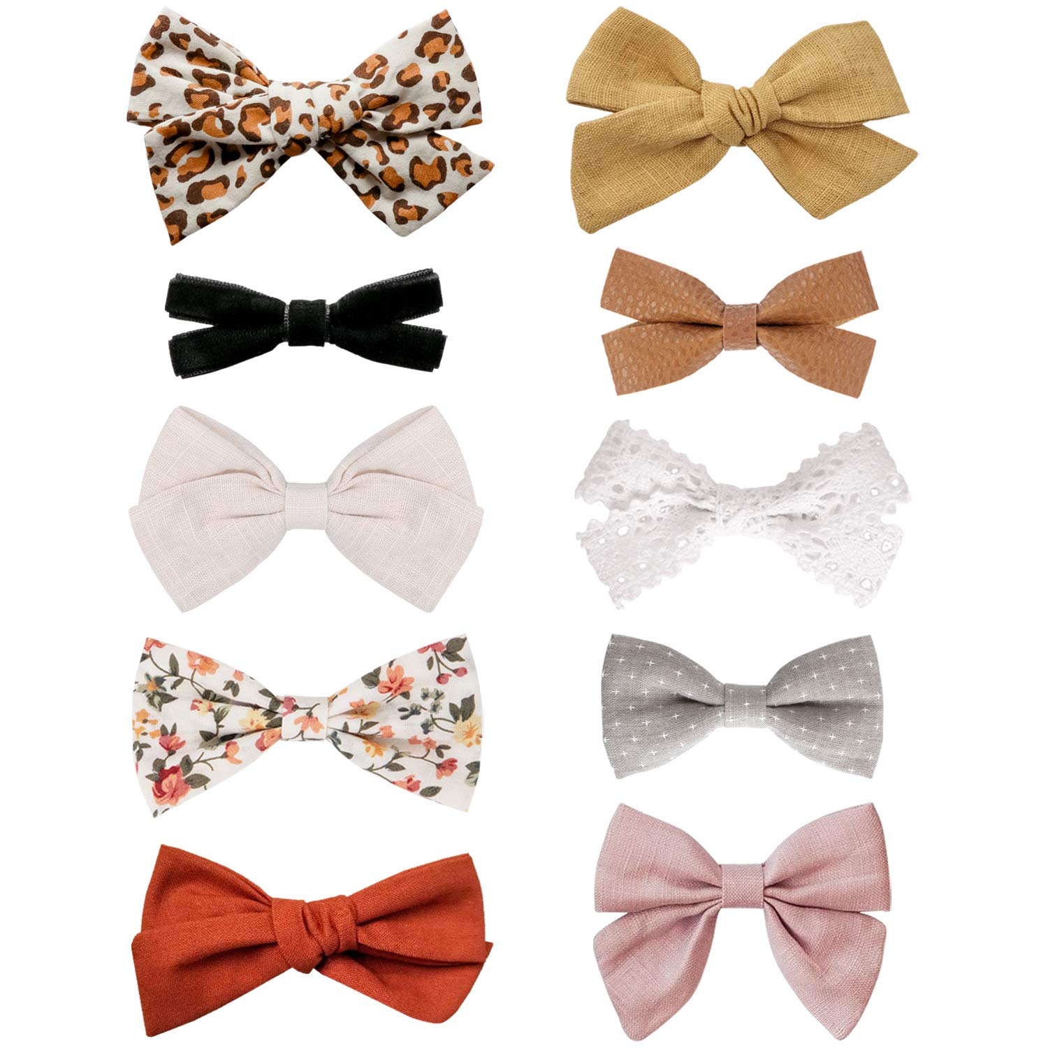 JoCoDesigns leopard bow clip for secure everyday styling