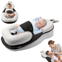 Joehea Baby Lounger main setup highlights compact, portable comfort for parents