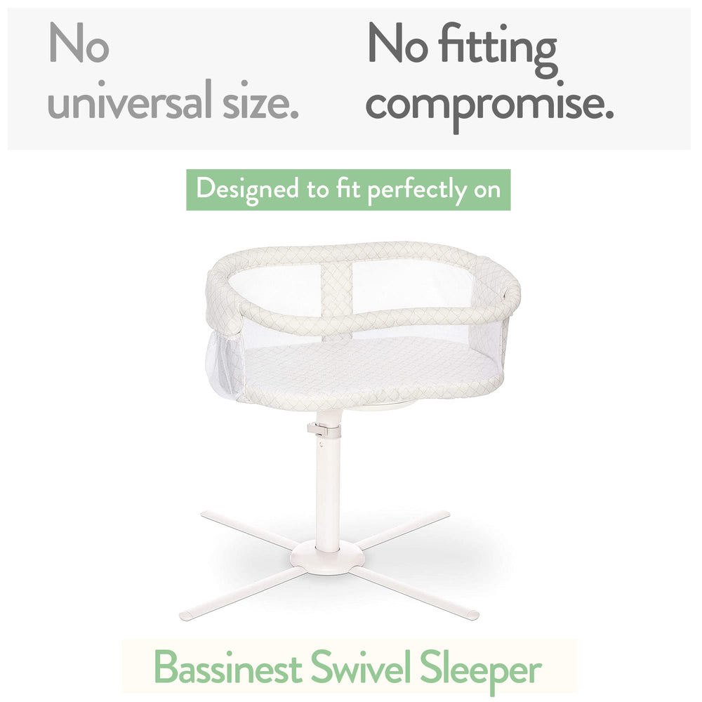 Two-pack Joey + Joan bassinet sheets for easy rotation
