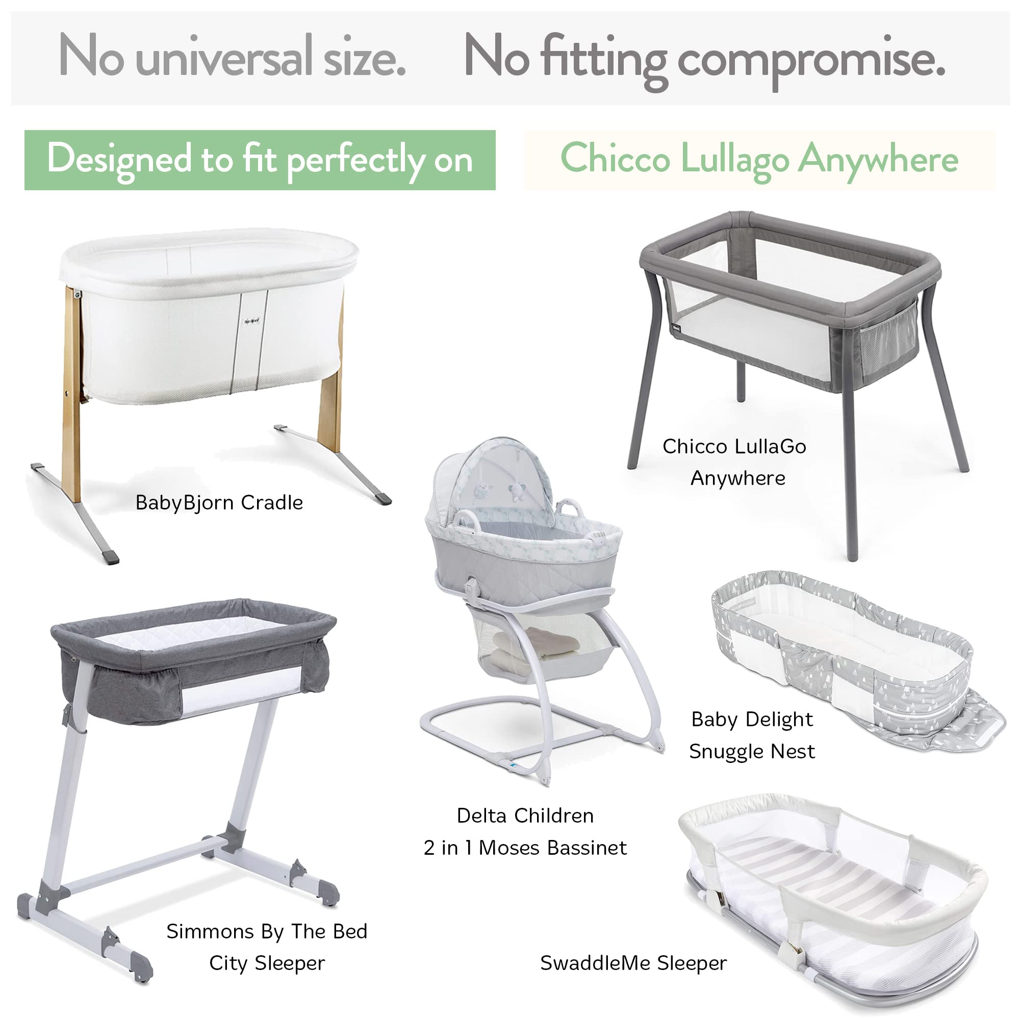 Joey and Joan bassinet sheets dark sage close-up highlights breathable, sweat-free comfort