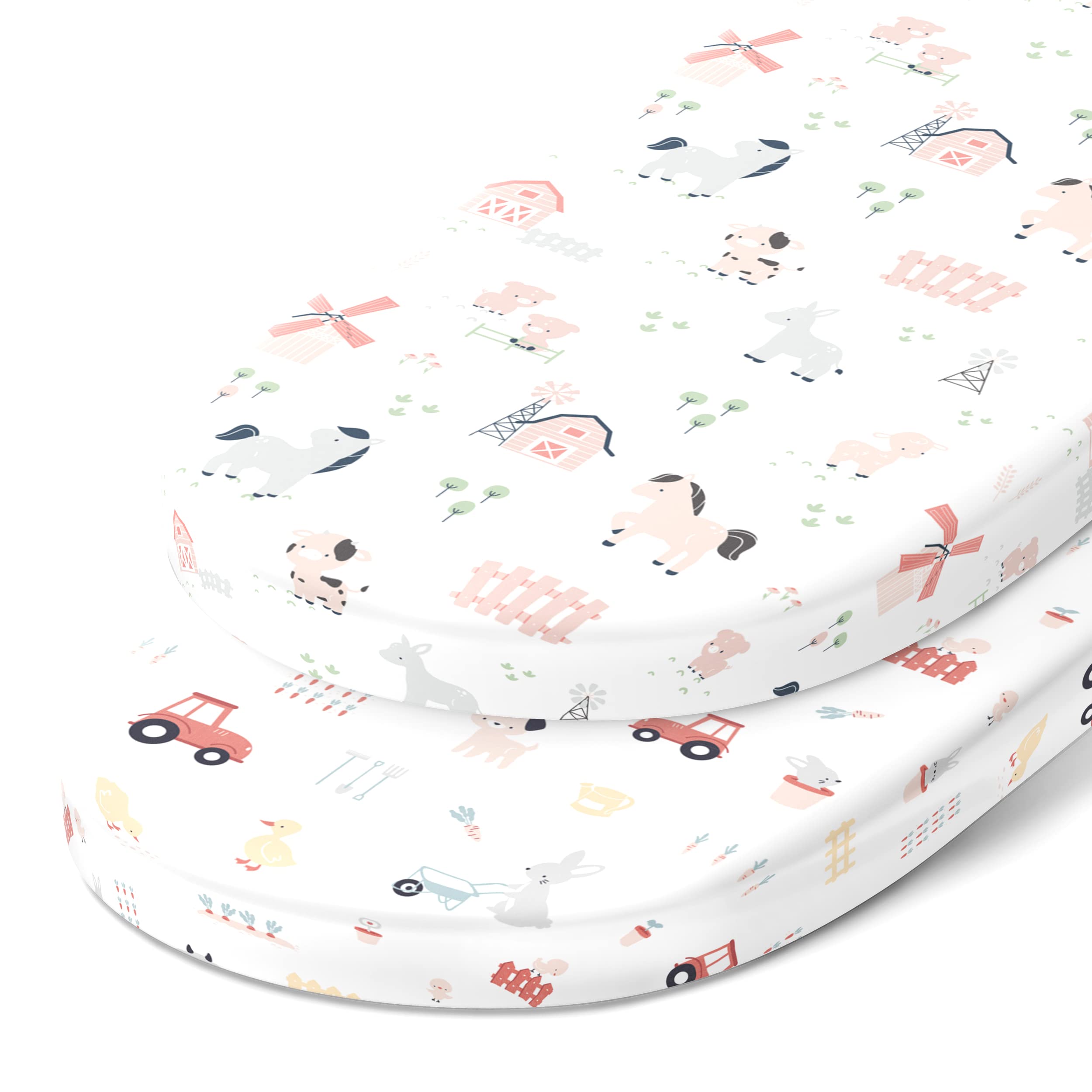 Joey + Joan packaging unboxing reveals premium bassinet sheets