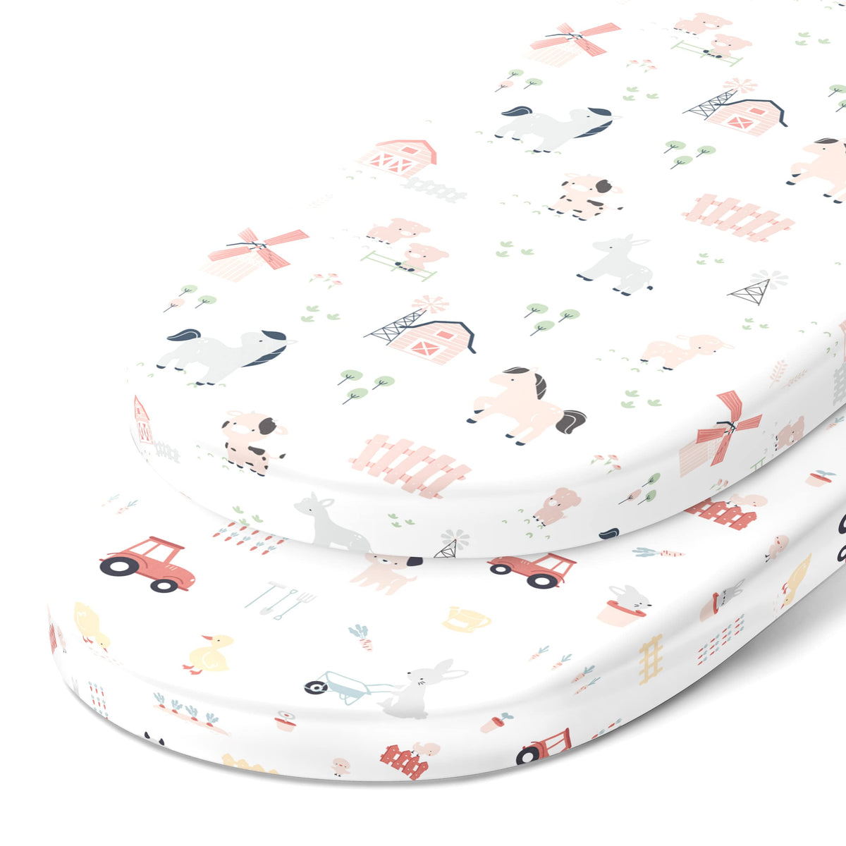 Joey + Joan packaging unboxing reveals premium bassinet sheets