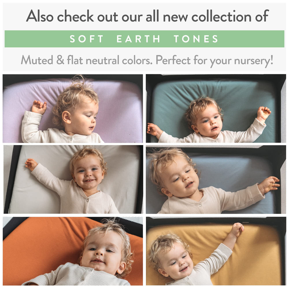 Joey + Joan breathable fabric helps keep baby comfortable through night sleep