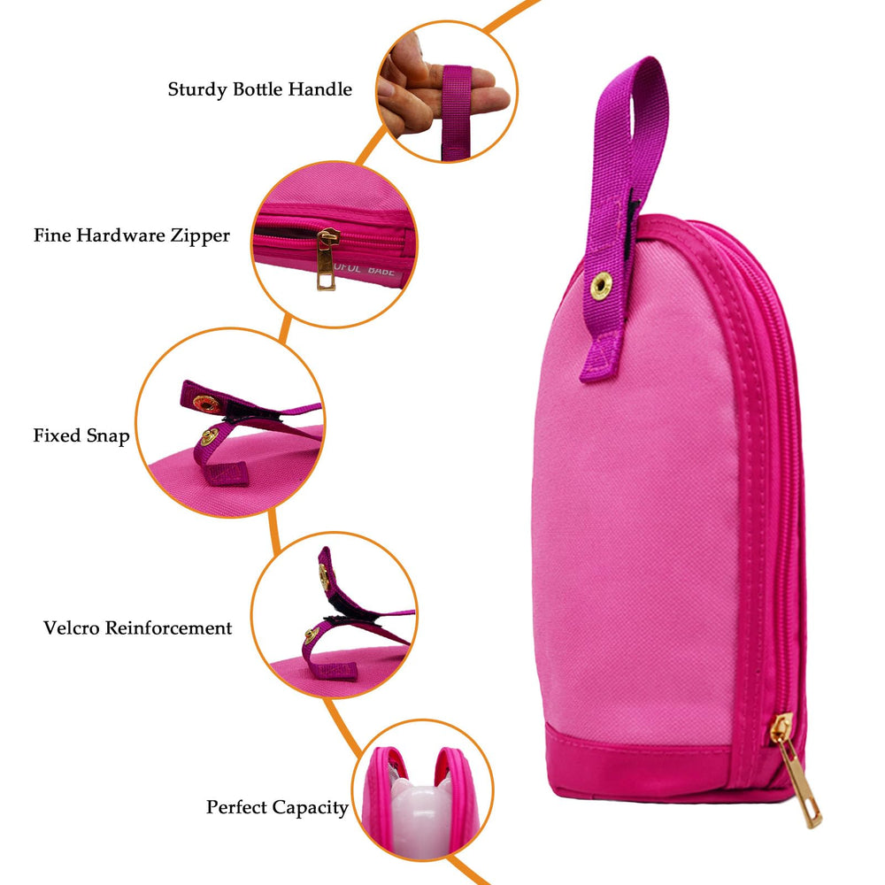 JOFOL BABE stroller-clip design image shows hands-free travel convenience.
