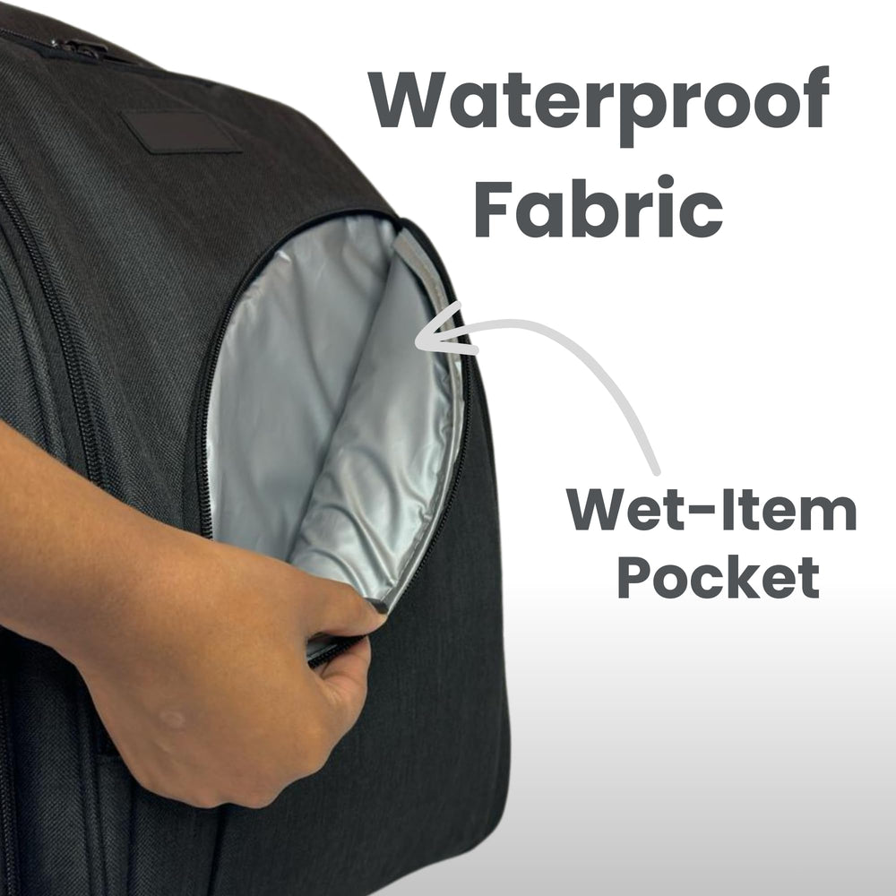 JOHAR diaper backpack built-in wipes dispenser for quick, mess-free diaper changes