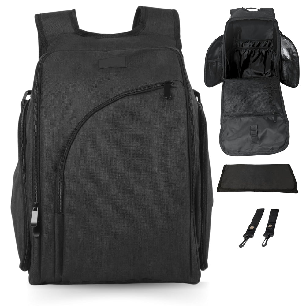 JOHAR diaper backpack luggage strap simplifies airport navigation
